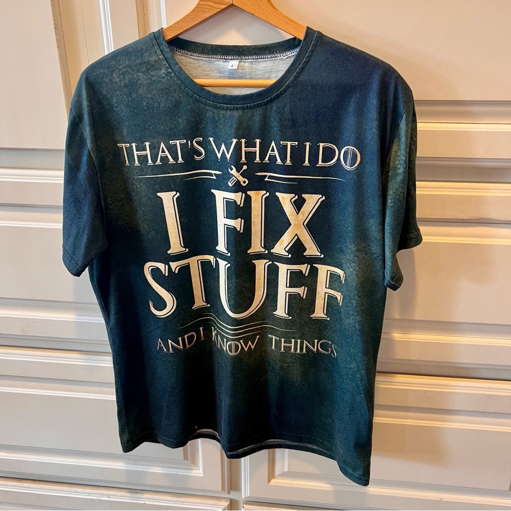 Graphic Tee with Bold Text